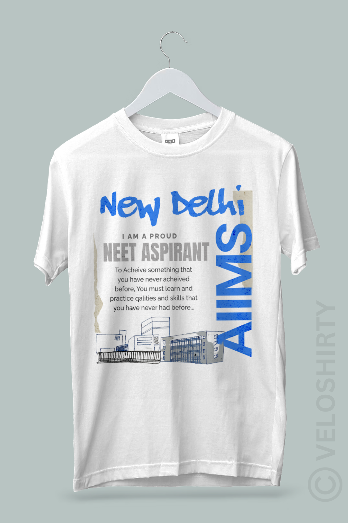 AIIMS Unisex T-shirt For NEET Aspirants!