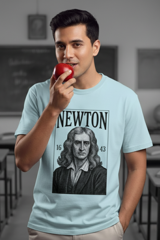 The Newton | T-shirt for NEET-JEE Aspirants fond of Mechanics | Physics Tshirt